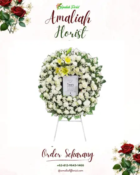 Krans Bunga Duka Menthobi Raya