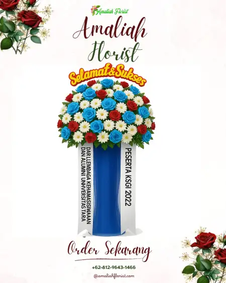 Standing Flowers Menthobi Raya